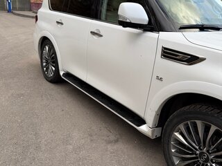2018 Infiniti QX80 I Рестайлинг 2, белый, 4000000 рублей, вид 4