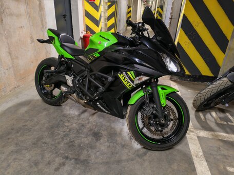 2019 Kawasaki Ninja 650, чёрный, 830000 рублей, вид 3