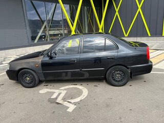 2008 Hyundai Accent ТагАЗ II, чёрный, 280000 рублей, вид 5