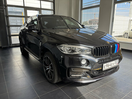 2015 BMW X6 30d II (F16), чёрный, 2950000 рублей, вид 1
