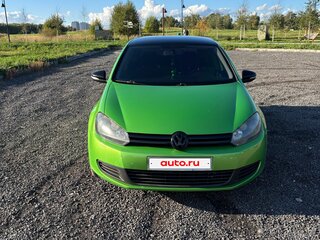 2011 Volkswagen Golf VI, зелёный, 730000 рублей, вид 1
