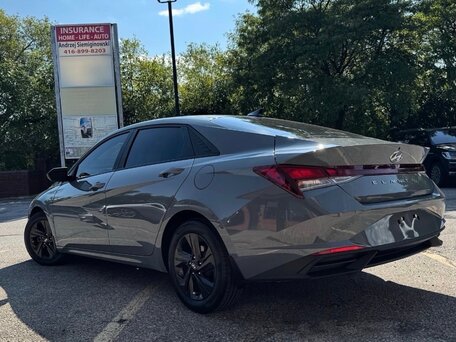 2022 Hyundai Elantra VII (CN7), серый, 1620000 рублей, вид 4