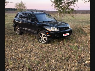 2001 Hyundai Santa Fe I, чёрный, 520000 рублей, вид 3