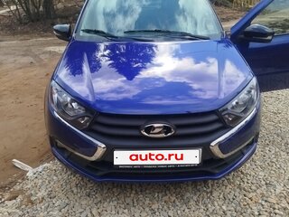 2025 Lada (ВАЗ) Granta I Рестайлинг, синий, 1100000 рублей, вид 2