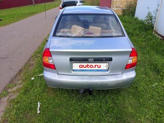 2006 Hyundai Accent ТагАЗ II, серебристый, 255000 рублей, вид 4