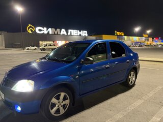 2006 Renault Logan I, синий, 350000 рублей, вид 4