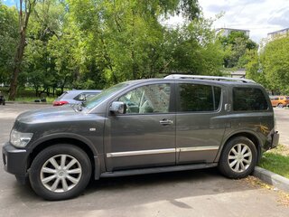 2008 Infiniti QX56 I Рестайлинг, серый, 1380000 рублей, вид 3