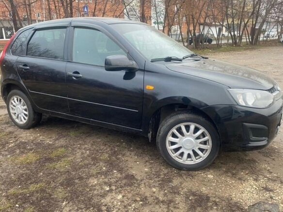 2013 Lada (ВАЗ) Kalina II, чёрный, 490000 рублей - вид 3