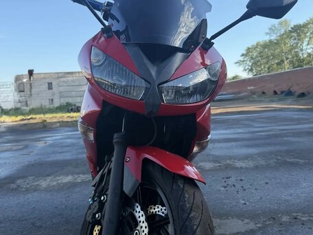 2011 Kawasaki ER-4F (Ninja 400R), красный, 350000 рублей, вид 1
