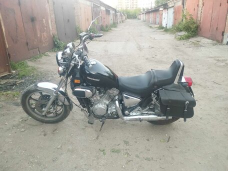 1989 Kawasaki VN750 Vulcan, чёрный, 200000 рублей, вид 3
