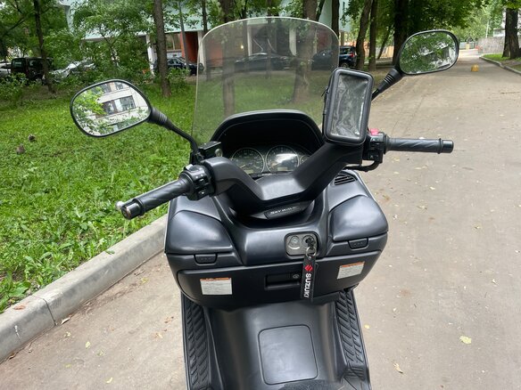 2002 Suzuki Burgman (SkyWave) 400, серебристый, 270000 рублей - вид 2