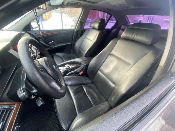2007 BMW 5 серии 520i V (E60/E61) Рестайлинг, серый, 1150000 рублей - вид 10