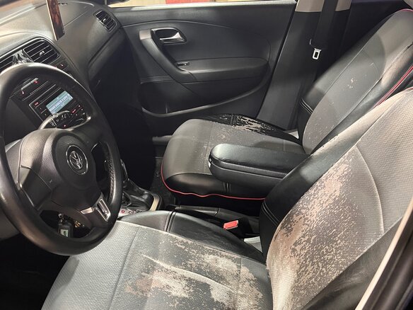 2014 Volkswagen Polo V, синий, 950000 рублей - вид 6