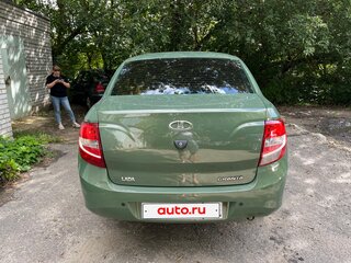 2013 Lada (ВАЗ) Granta I, зелёный, 670000 рублей, вид 3