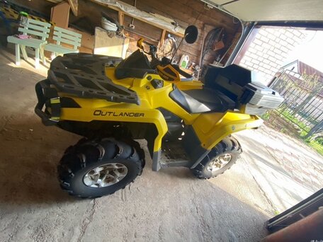 2013 BRP Can-Am Outlander 500, жёлтый, 560000 рублей, вид 1