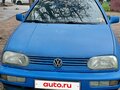 1996 Volkswagen Golf III, синий, 180000 рублей