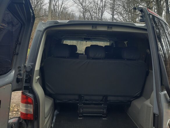 2011 Volkswagen Caravelle T5 Рестайлинг, серый - вид 7