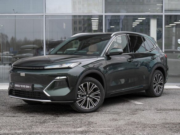 2026 Geely EX5 Гибрид EM-R, зелёный