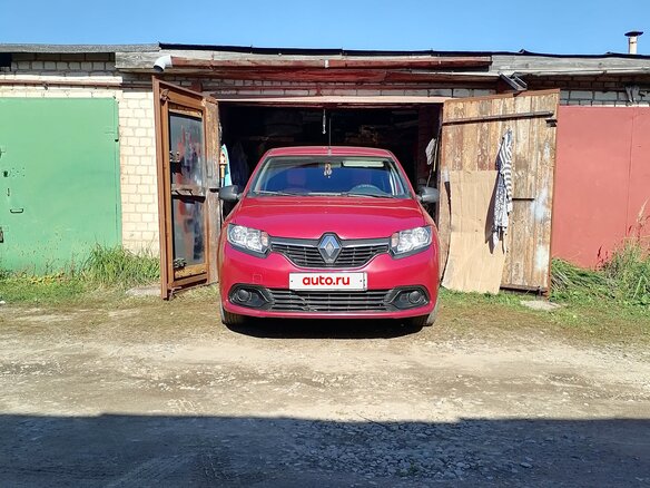 2014 Renault Logan II, пурпурный - вид 2