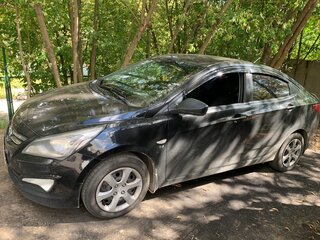 2014 Hyundai Solaris I Рестайлинг, чёрный, 699999 рублей, вид 5