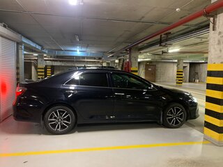 2017 Toyota Camry VII (XV50) Рестайлинг 2, чёрный, 2270000 рублей, вид 3