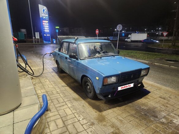 2009 Lada (ВАЗ) 2107, синий, 75000 рублей - вид 1