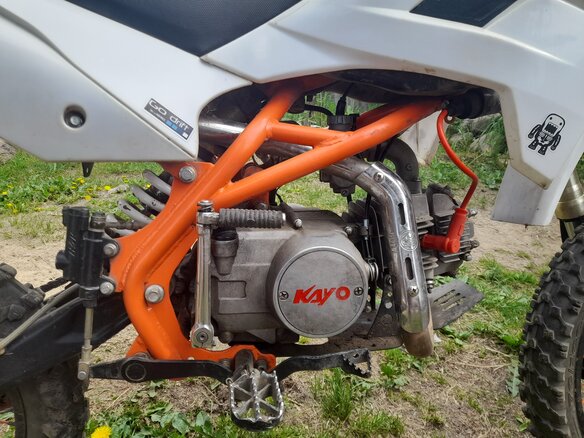 2020 Kayo Basic YX125, оранжевый, 60000 рублей - вид 2