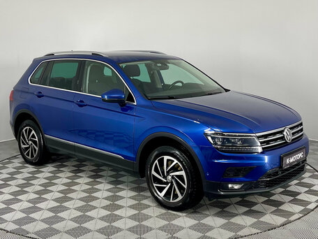 2018 Volkswagen Tiguan II, синий, 2480000 рублей, вид 4