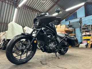 2022 Honda CMX 1100 Rebel, чёрный, 1360000 рублей, вид 2