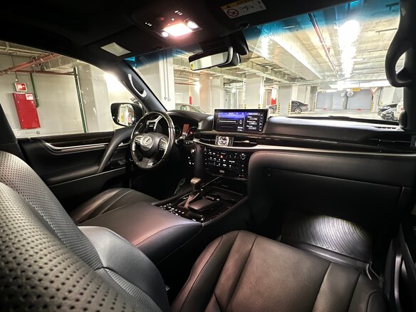 2020 Lexus LX 570 III Рестайлинг 2, чёрный, 11185000 рублей - вид 12