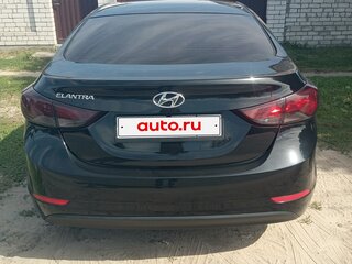 2015 Hyundai Elantra V (MD) Рестайлинг, чёрный, 1130000 рублей, вид 3