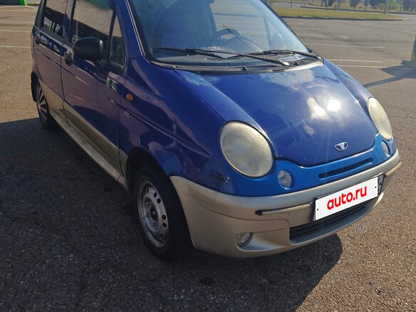 2007 Daewoo Matiz Best I Рестайлинг, синий - вид 3