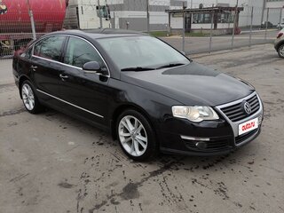 2008 Volkswagen Passat B6, чёрный, 1250000 рублей, вид 2