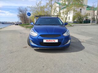 2011 Hyundai Solaris I, синий, 675000 рублей, вид 2
