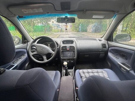 2002 Mitsubishi Carisma I Рестайлинг, синий, 100000 рублей, вид 5