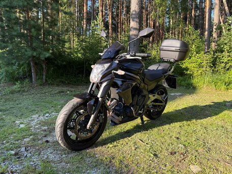 2012 Kawasaki ER-6N, чёрный, 390000 рублей, вид 3