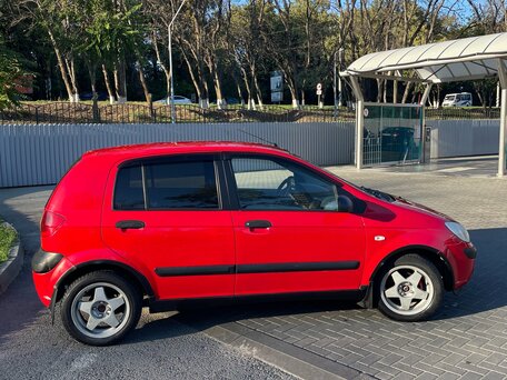 2006 Hyundai Getz I Рестайлинг, красный, 270000 рублей, вид 4
