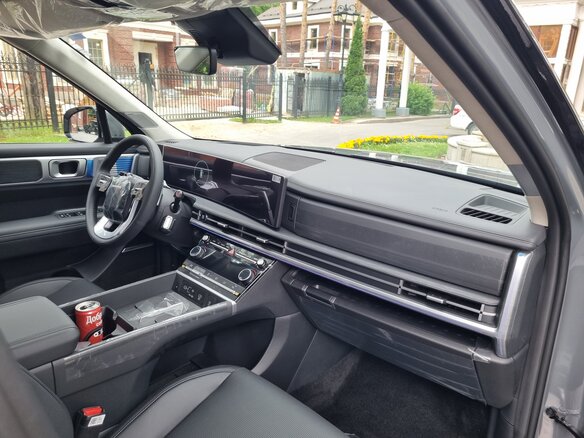 2026 Hyundai Santa Fe V (MX5), серый - вид 25
