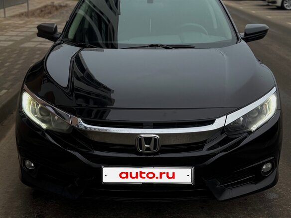 2015 Honda Civic X, чёрный, 950000 рублей