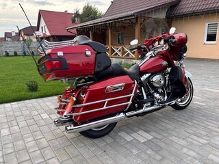 2008 Harley-Davidson Electra Glide, красный, 630000 рублей, вид 3