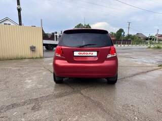 2005 Chevrolet Aveo I, красный, 305000 рублей, вид 5