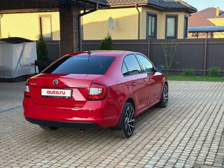 2017 Skoda Rapid I Рестайлинг, красный, 917000 рублей, вид 3