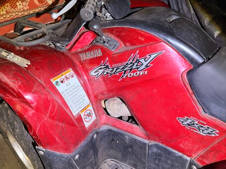 2009 Yamaha Grizzly 700, красный, 699000 рублей, вид 2