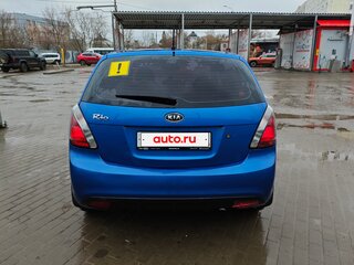 2010 Kia Rio II Рестайлинг, синий, 450000 рублей, вид 4