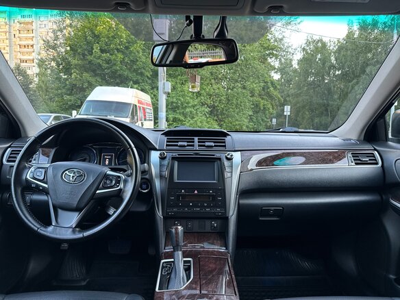 2017 Toyota Camry US Market VII (XV50) Рестайлинг, чёрный, 2100000 рублей - вид 6