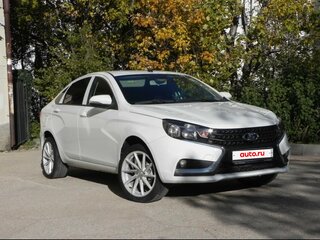 2015 Lada (ВАЗ) Vesta I, белый, 550000 рублей, вид 3