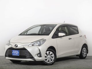 2018 Toyota Vitz III (XP130) Рестайлинг, белый, 1029000 рублей, вид 2