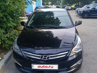 2015 Hyundai Solaris I Рестайлинг, чёрный, 750000 рублей, вид 1