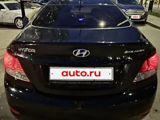2011 Hyundai Solaris I, чёрный, 590000 рублей, вид 4