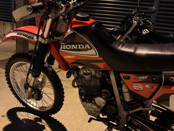 2000 Honda XR 250, красный, 300000 рублей